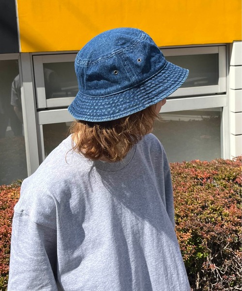 newhattan 帽子 ハット 「newhattan」Denim Bucket Hat メンズ