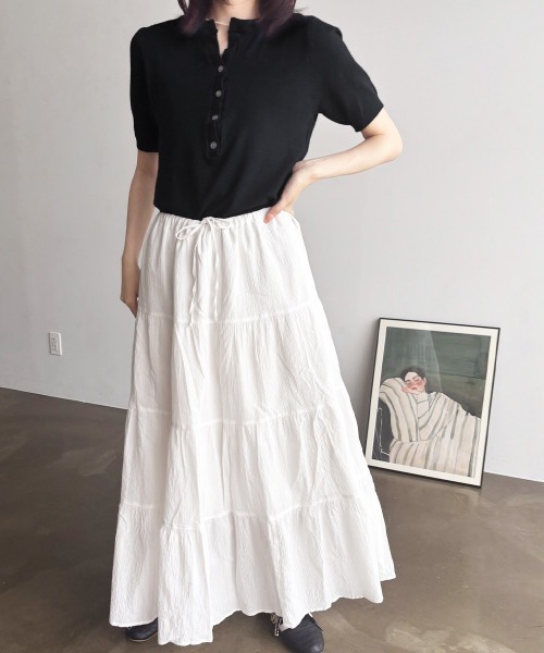初夏必携エルメス⭐️ホワイト Vネック サマーセーター メッシュ コットン100% miniministore（ミニミニストア） サマーニット ニット セーター