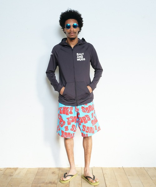 SALT&MUGS パーカー Tropical Rush Guard メンズ レディース
