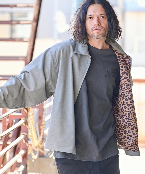 CAMBIO（カンビオ） ブルゾン アウター mj9824- 裏レオパード柄