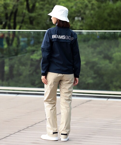 【美品】BEAMSGOLF ビームスゴルフ レインウェア パンツ ネイビー L BEAMS GOLF（ビームス ゴルフ） パンツ 「WOMEN」 ORANGE LABEL / 撥水