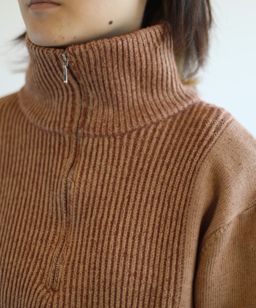 S'more ニット セーター Ribbed stripe sweater （リブストライプ