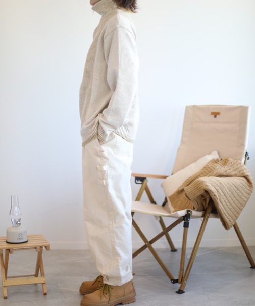 S'more ニット セーター Ribbed stripe sweater （リブストライプ