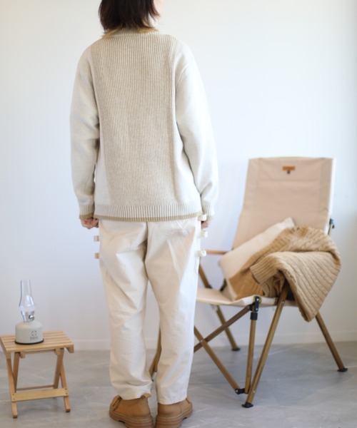 S'more ニット セーター Ribbed stripe sweater （リブストライプ