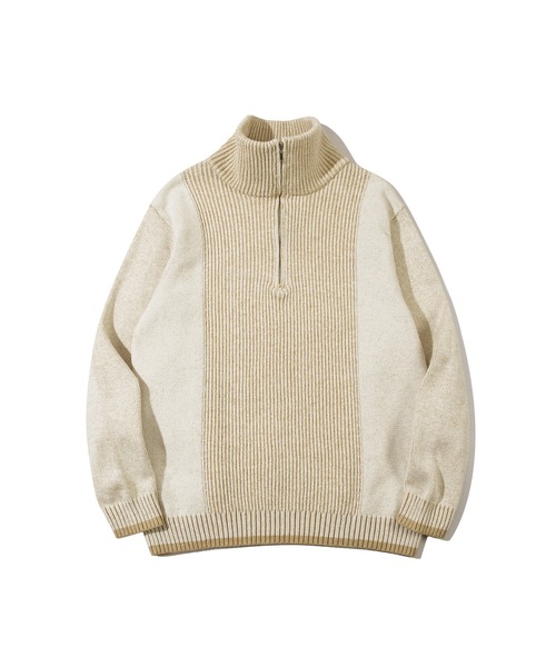 S'more ニット セーター Ribbed stripe sweater （リブストライプ