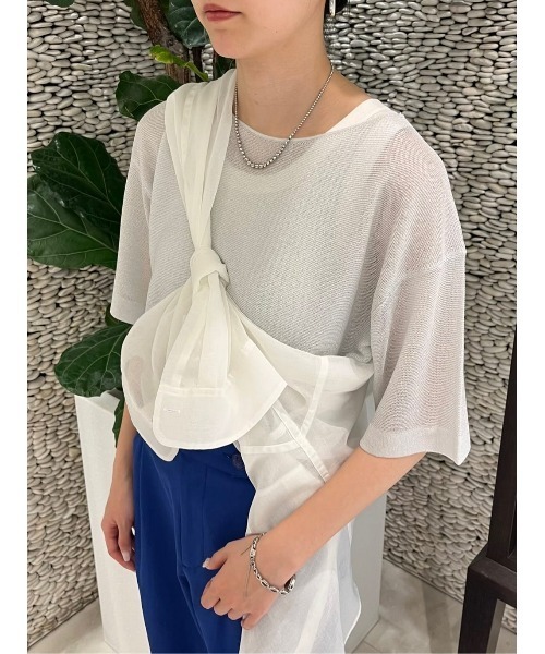 ニット セーター スパークルヤーンプルオーバー レディース allureville ニット セーター スパークルヤーンプルオーバー