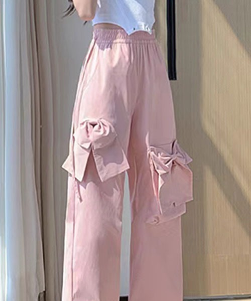 gossip!ロサンゼルス カーゴパンツ リボンカーゴパンツ レディース