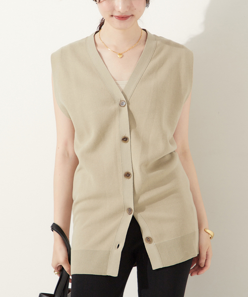 【plage】CRAFT curvy カーディガン plage ニット セーター CRAFT curvy カーディガン レディース