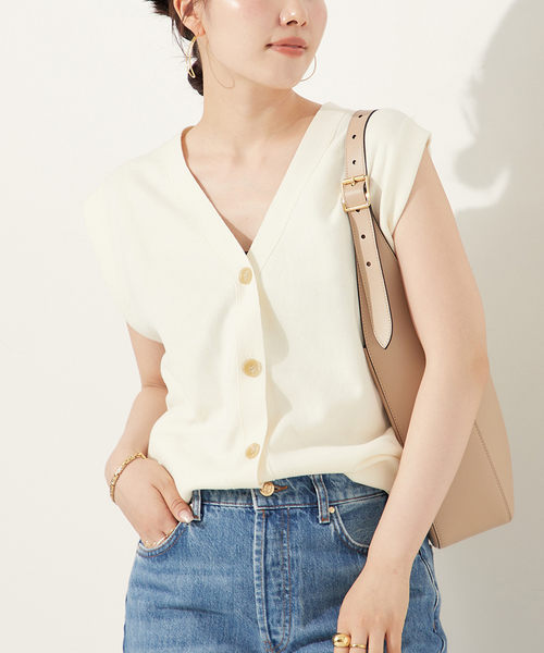 【plage】CRAFT curvy カーディガン セール】CRAFT curvy カーディガン（ニット/セーター）｜Plage