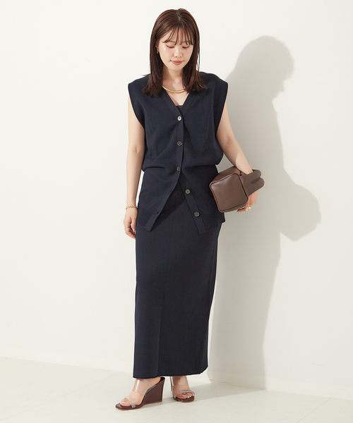 plage ニット セーター CRAFT curvy カーディガン レディース