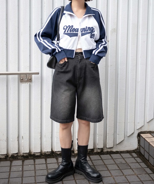 【VIBES】ハーフデニムパンツ w44 WEGO ジーンズ デニム デニムパンツ WEGO/ヴィンテージ