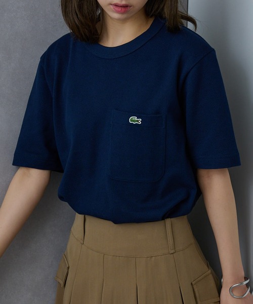 LACOSTE tシャツ 「LACOSTE」カノコポケットTシャツ TH4921-99