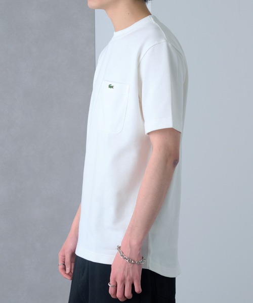 tシャツ 「LACOSTE」カノコポケットTシャツ TH4921-99 レディース メンズ 楽天市場】LACOSTE/ラコステ 鹿の子地 ポケット半袖Tシャツ
