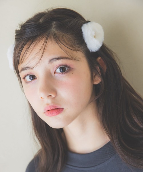 repipi armario（レピピアルマリオ） ヘアピン ファーパッチンピン