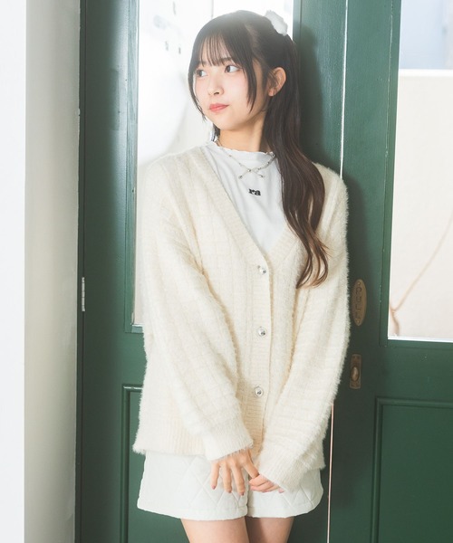 repipi armario（レピピアルマリオ） ヘアピン ファーパッチンピン