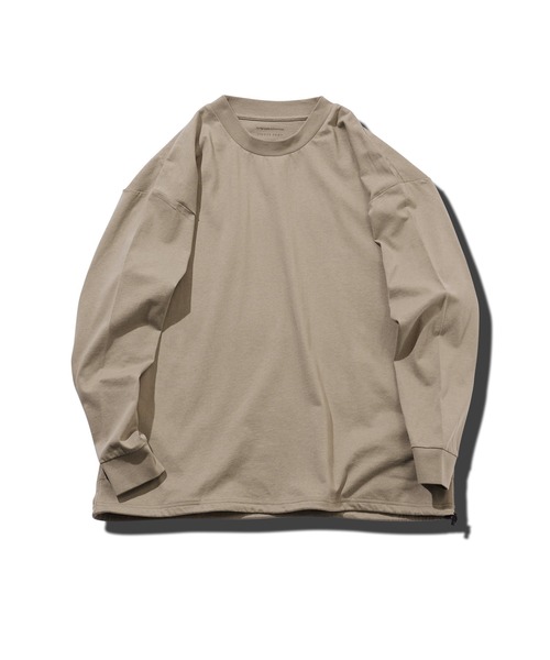 JIGGYS SHOP tシャツ ルーズフィットクルーネック長袖ロンT