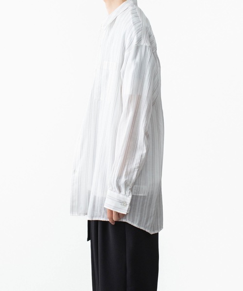 ATTACHMENT（アタッチメント） シャツ ストライプ レノクロス L/S