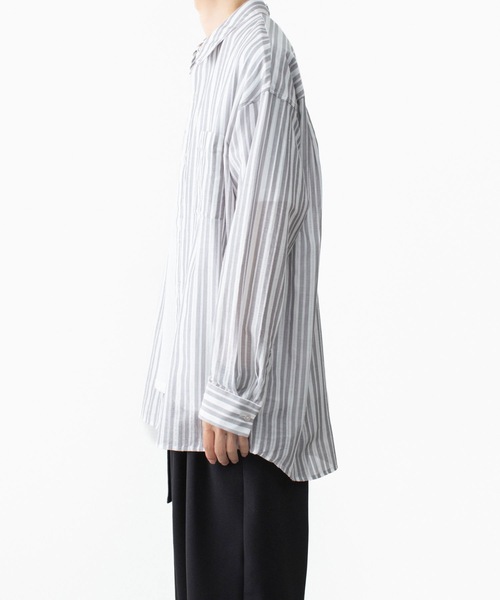 ATTACHMENT（アタッチメント） シャツ ストライプ レノクロス L/S