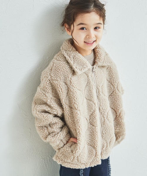 BLAMINK ボアブルゾン　ジップブルゾン　38 BLAMINK ボアブルゾン ジップブルゾン 38