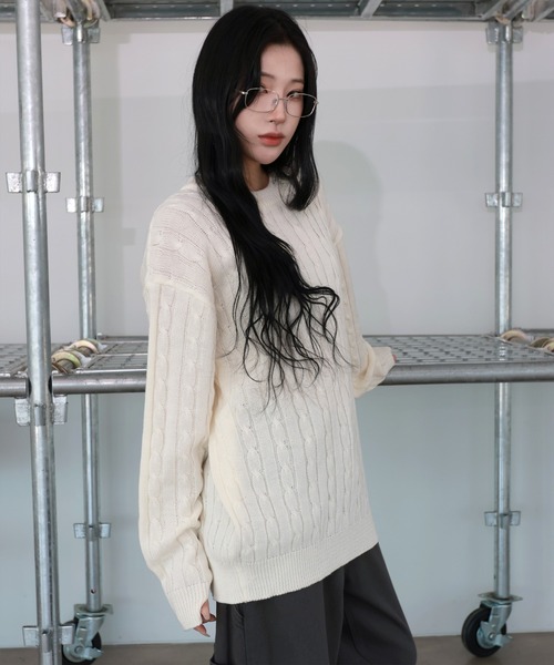 FOLLOWIN（フォロウィン） ニット セーター 「UNISEX」「4color