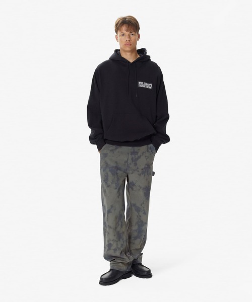 thisisneverthat パーカー Scrap Applique Hoodie メンズ