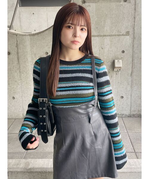 MURUA ニット セーター シャギーミックスニット レディース