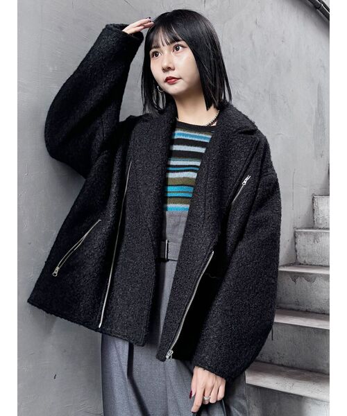 MURUA ニット セーター シャギーミックスニット レディース