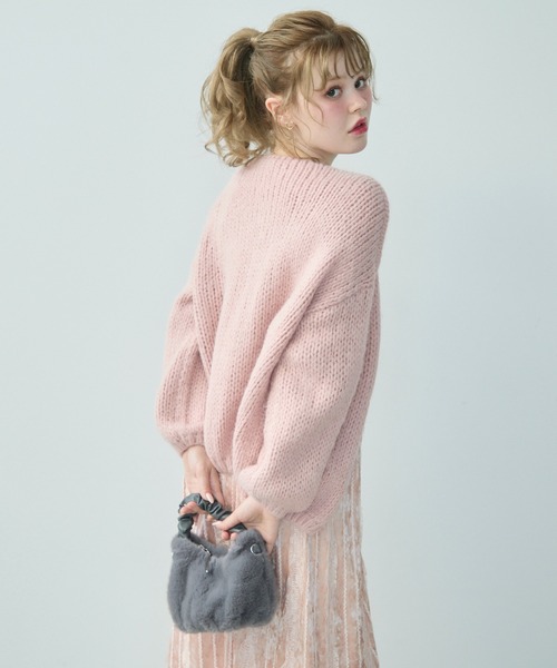 TITTY＆CO. ワンピース レースキャミワンピ＆カーデセット