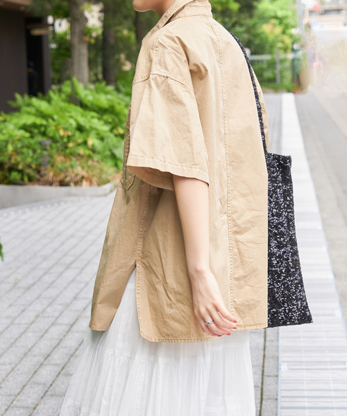 「Spick & Span」 半袖シャツ FREE グリーン レディース Spick＆Span 「Spick & Span」 半袖シャツ FREE グリーン