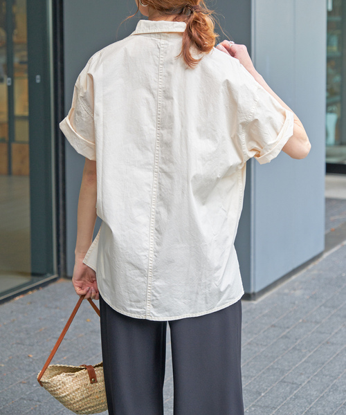 「Spick & Span」 半袖シャツ FREE グリーン レディース Spick＆Span 「Spick & Span」 半袖シャツ FREE グリーン