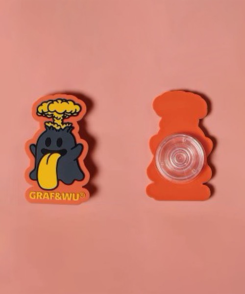 GRAF＆WU（グラフアンドウー） 立体スマホケースグリップスタンド 落下