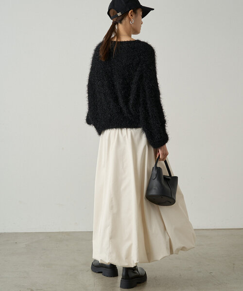 ⭐︎ 新品 タグ付 LOUNGEDRESS ラウンジドレス タフタバルーンスカート Loungedress スカート タフタバルーンスカート : ZOZOTOWN Yahoo