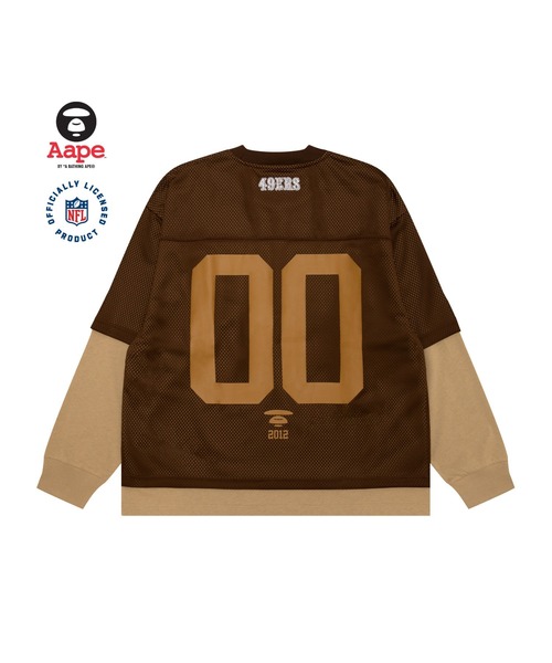 AAPE BY A BATHING APE tシャツ × NFL Long-sleeve T-shirts