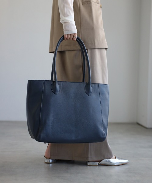 トートバッグ 「グッシオレザー」本革トートバッグ A4 ビジネス レディース メンズ | GUSCIO | 03