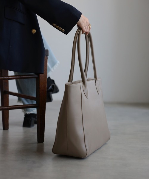 トートバッグ 「グッシオレザー」本革トートバッグ A4 ビジネス レディース メンズ | GUSCIO | 06