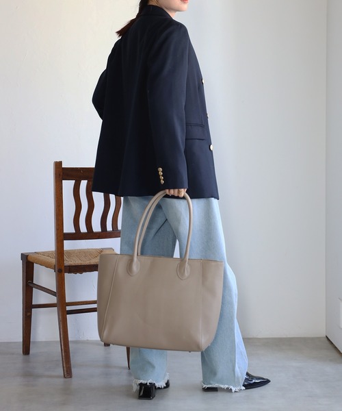 トートバッグ 「グッシオレザー」本革トートバッグ A4 ビジネス レディース メンズ | GUSCIO | 13