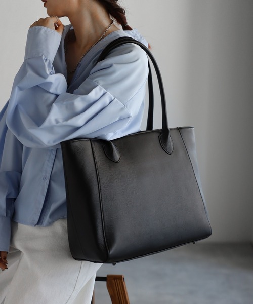トートバッグ 「グッシオレザー」本革トートバッグ A4 ビジネス レディース メンズ | GUSCIO | 16