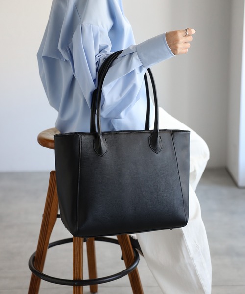 トートバッグ 「グッシオレザー」本革トートバッグ A4 ビジネス レディース メンズ | GUSCIO | 17