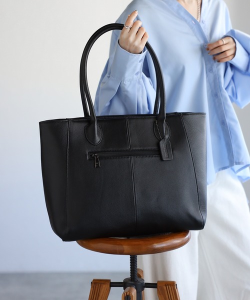 トートバッグ 「グッシオレザー」本革トートバッグ A4 ビジネス レディース メンズ | GUSCIO | 19