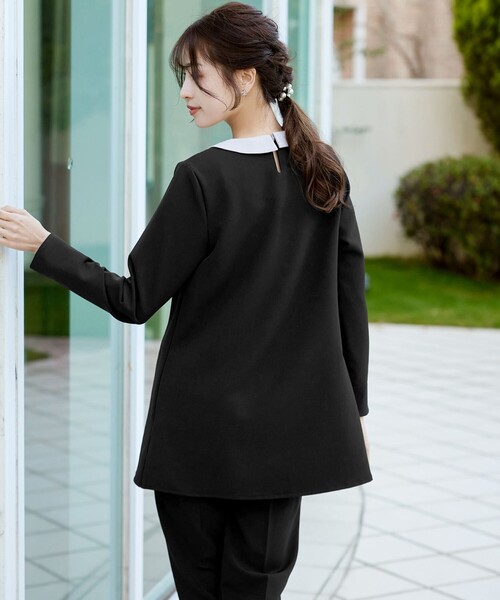 Tiaclasse ブラウス シャツ 付け襟チュニック レディース : ZOZOTOWN