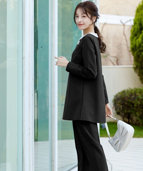 Tiaclasse ブラウス シャツ 付け襟チュニック レディース : ZOZOTOWN