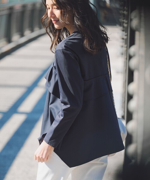 23区 tシャツ 「洗える」ライトクロスビスチェコンビ ジャージー
