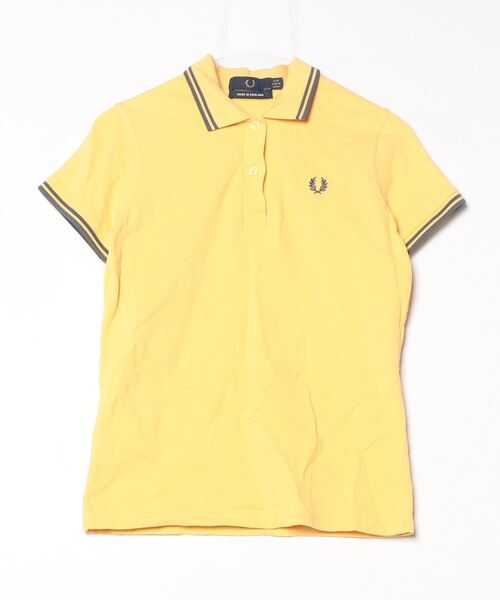 FRED PERRYレディース ポロシャツ レモンイエロー FRED PERRY 「FRED PERRY」 半袖ポロシャツ 10 イエロー