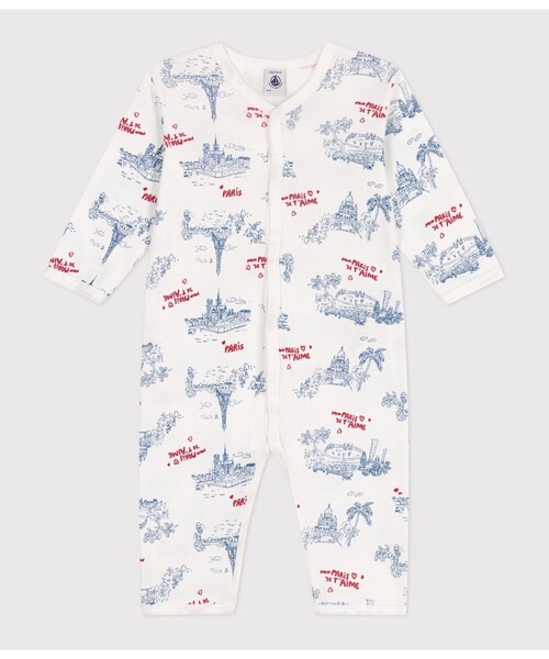 PETIT BATEAU（プチバトー） ベビー服 ロンパース 足なしロンパース 