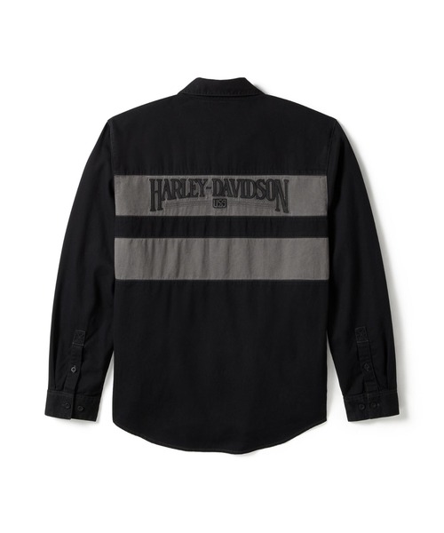 Harley-Davidson 長袖アンダーシャツ 黒 Harley Davidson（ハーレー・ダビッドソン） シャツ アイアンボンド II