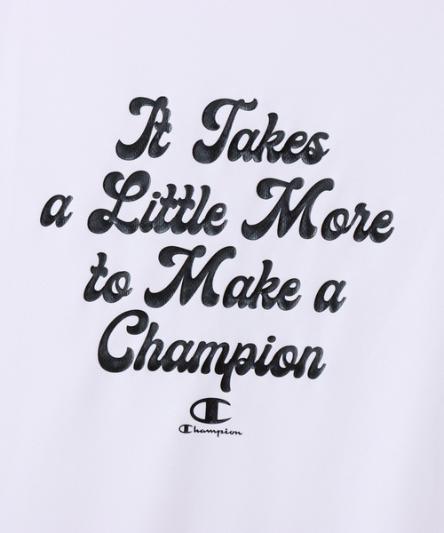 [Champion] короткий рукав футболка LARGE темно-синий женский 