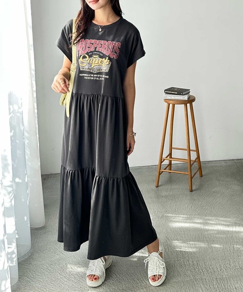 核P-MODEL テキストプリント シャツワンピース ONE PIECE 四皇コラージュ発泡Tシャツ – ichinosai いちのさい