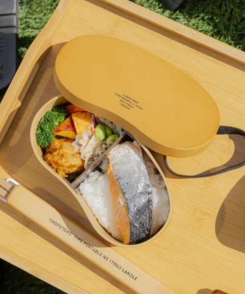 弁当箱 わっぱ風飯ごう型ランチボックス(L) / 291021 | LAKOLE | 02