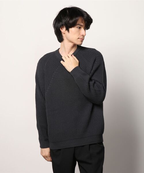 BATONER ニット　ダークグレー　サイズ3 BATONER（バトナー） 長袖ニット 3 ダークグレー メンズ : ZOZOTOWN