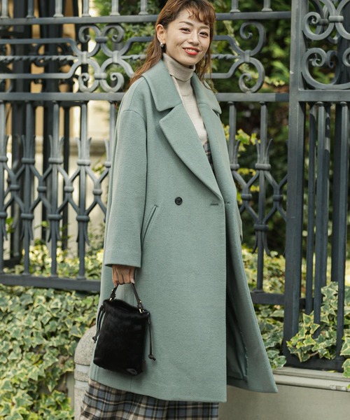 URBAN RESEARCH Sonny Label チェスターコート FREE グリーン